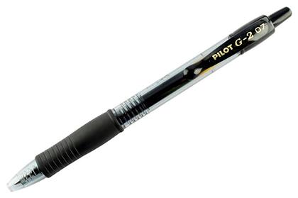Στυλό Gel 0.7mm με Μαύρο Mελάνι G-2 Pilot
