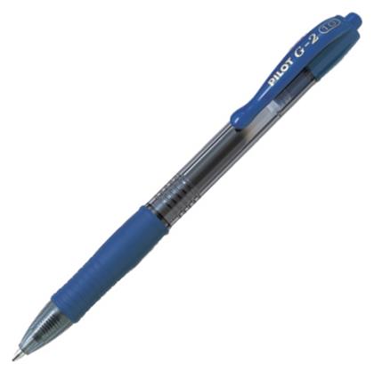 Στυλό Gel 1.0mm με Μπλε Mελάνι G-2 Pilot