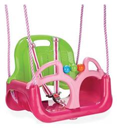 Κούνια με Προστατευτικό και Ζώνη Ασφαλείας Πλαστική Samba για 1+ Ετών Ροζ Pilsan