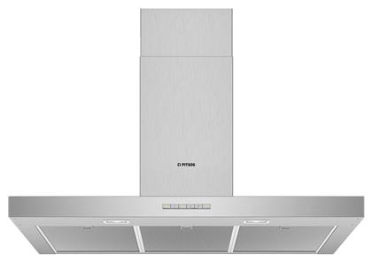 Απορροφητήρας Καμινάδα 90cm Inox Pitsos
