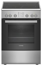 Ελεύθερη με Κεραμικές Εστίες Inox PHC009150 Pitsos