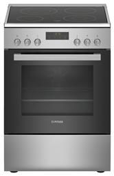 Ελεύθερη με Κεραμικές Εστίες Inox PHN039350 Pitsos