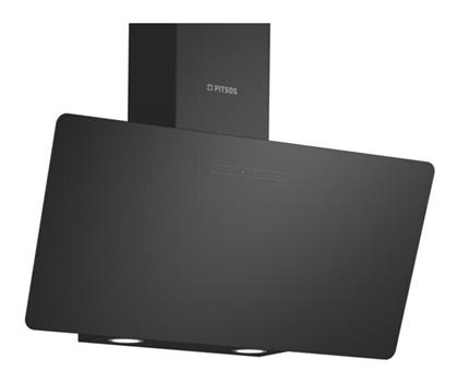 Καμινάδα 80cm Μαύρη PTI8E66G Pitsos