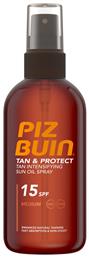 Oil Tan & Protect SPF15 Αντηλιακό Λάδι Piz Buin