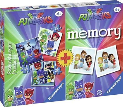 PJ Masks 3 Puzzles & Memory 1x25, 1x36,1x49pcs (21300) Ravensburger από το Plus4u