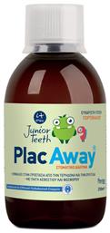 PlacAway Στοματικό Διάλυμα Junior 250ml με Γεύση Πορτοκάλι για 6+ χρονών