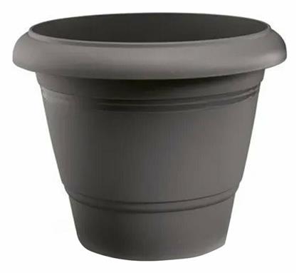 Γλάστρα Festone Campana 202 Ανθρακί 32x26cm Plastona
