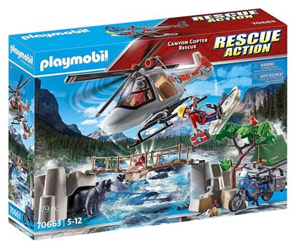 Action Canyon Copter Rescue για 5-12 ετών Playmobil