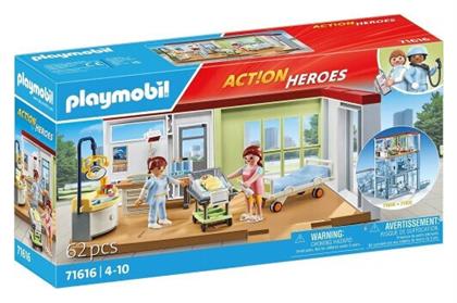 Action Heroes Μαιευτική Κλινική για 4-10 ετών Playmobil