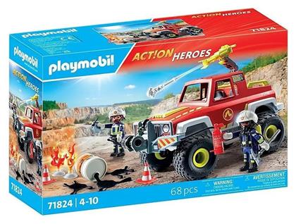 Action Heroes Πυροσβεστικό Όχημα 4x4 για 4-10 ετών Playmobil