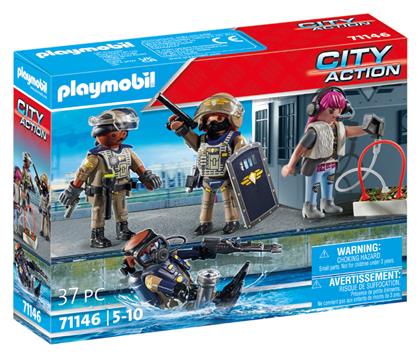 City Action Ομάδα Ειδικών Δυνάμεων για 5-10 ετών Playmobil
