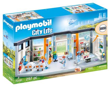 City Life Furnished Hospital Wing για 4 ετών Playmobil