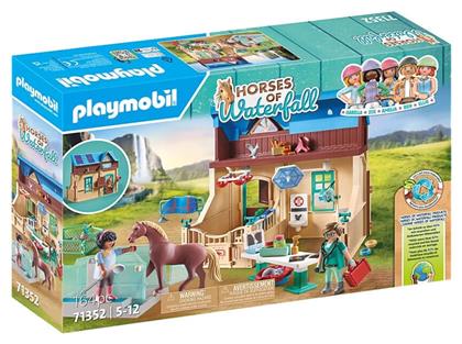 Horses Of Waterfall Κτηνιατρική Κλινική Αλόγων για 5-12 ετών Playmobil