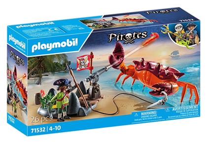 Pirates Μάχη με τον Γιγάντιο Κάβουρα για 4-10 ετών Playmobil