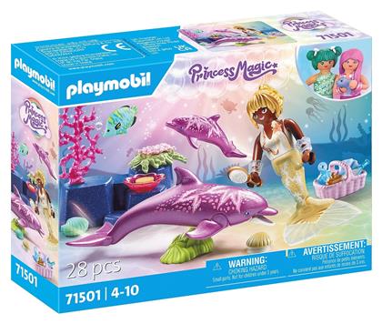 Princess Magic Γοργόνα Με Δελφίνια για 4-10 ετών Playmobil