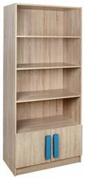 Playroom Βιβλιοθήκη Δαπέδου Ξύλινη Sonama-Ciel 80x35x180cm - HomeMarkt