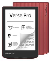 Verse Pro με Οθόνη Αφής 6'' (16GB) Κόκκινο Pocketbook