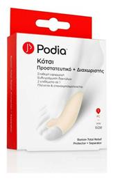 Διαχωριστικό Bunion Total Relief Protector + Separator με Gel για το Κότσι 1τμχ Podia