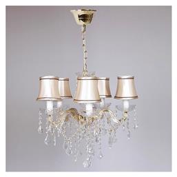 Πολυέλαιος με Καπέλα Χρυσός 757-12029 - Estheti