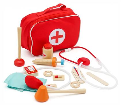 Ξύλινο Παιδικό Ιατρικό Σετ Joyland First Aid για 3+ Ετών Polihome