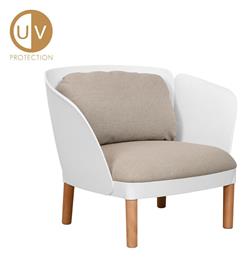 Πολυθρόνα Belina 75x88x88cm Λευκό - Liberta