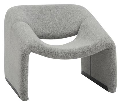 Πολυθρόνα Clous 86x77x73.5cm Ανοιχτή Γκρι - Pakketo