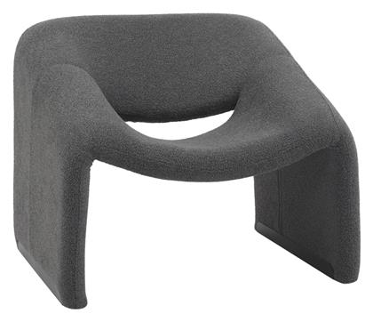 Πολυθρόνα Clous 86x77x73.5cm Ανθρακί - Pakketo