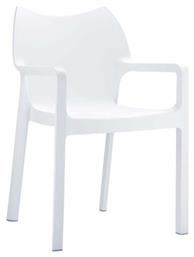 Πολυθρόνα Diva Λευκή 57x84x84εκ. Siesta Exclusive