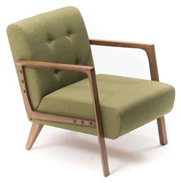 Πολυθρόνα Kemer 69x83x80cm Πράσινο - Sofa Del Atelier