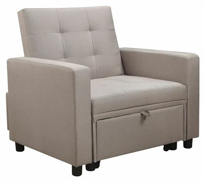 Πολυθρόνα Κρεβάτι Imola 100x102x92cm Cappuccino - Woodwell