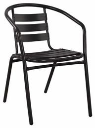 Πολυθρόνα Laura Μαύρη 54x59x73εκ. HomeMarkt
