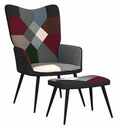 Πολυθρόνα με Υποπόδιο 61x70x96.5cm Patchwork - vidaXL
