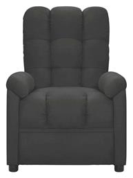 Πολυθρόνα Relax Massage με Υποπόδιο Σκούρο Γκρι 74x99x102cm - vidaXL