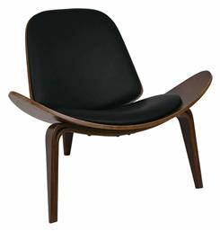 Πολυθρόνα Taylor 90x76x75cm Μαύρη - Woodwell