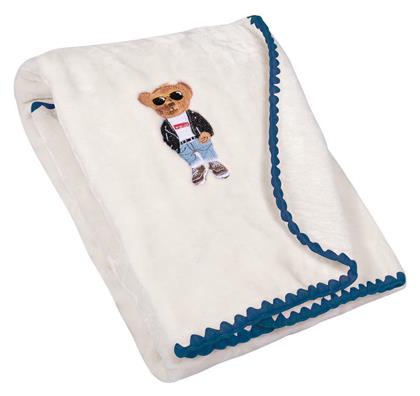 Κουβέρτα Κούνιας Essential Baby 8838 Βελουτέ 110x140εκ. Polo Club