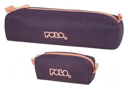Κασετίνα Βαρελάκι Eggplant Pink Wallet Dos Polo
