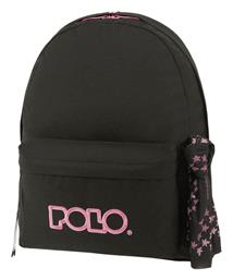 Original Scarf Τσάντα Πλάτης Μαύρο/Βιολετί 30lt 2024 Polo