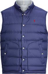 Polo Ralph Lauren ανδρικό αμάνικο μπουφάν καπιτονέ διπλής όψης - 710787829005 - Μπλε Σκούρο από το Notos