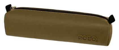 Roll Cord Κασετίνα Βαρελάκι Καφέ Polo