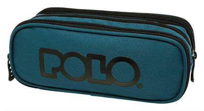 Triple Blue Κασετίνα με 3 Θήκες Μπλε Polo