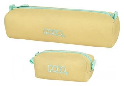 Wallet Κασετίνα Βαρελάκι με 1 Θήκη Κίτρινη Polo