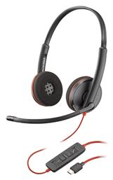 Blackwire 3220 On Ear Multimedia Ακουστικά με μικρόφωνο και σύνδεση USB-C / USB-A Poly