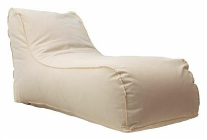 Πουφ Πολυθρόνα Αδιάβροχη Lara Μπεζ 60x135x70cm - Pakketo