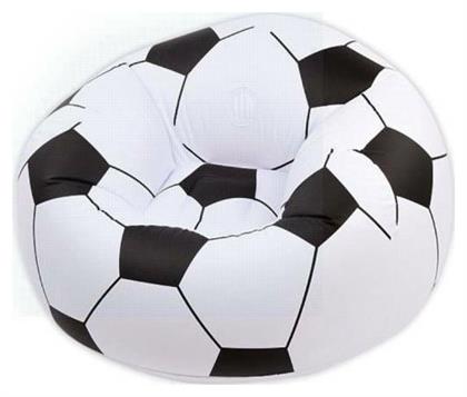 Πουφ Πολυθρόνα Up In Over Λευκή Soccer Ball 114x112x66cm - Bestway