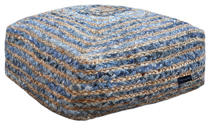 Πουφ Σκαμπό Boho Denim 50x50x25cm - Guy Laroche