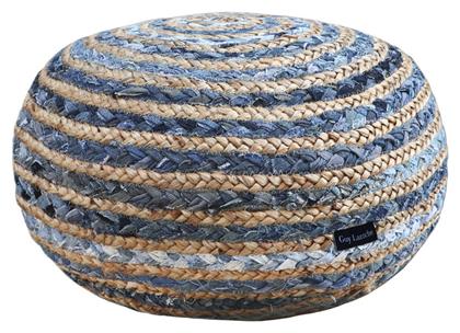 Πουφ Σκαμπό Ottoman Denim 50x50x25cm - Guy Laroche