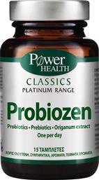 Power Health Classics Platinum Range Probiozen με Προβιοτικά και Πρεβιοτικά 15 ταμπλέτες