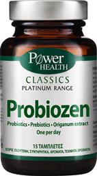 Classics Platinum Range Probiozen με Προβιοτικά και Πρεβιοτικά 15 ταμπλέτες Power Health