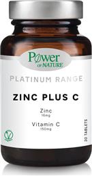 Power Health Classics Platinum Zinc Plus C 30 ταμπλέτες