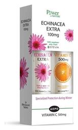 Echinacea Extra & Vitamin C 100mg 40 αναβράζοντα δισκία Power Health